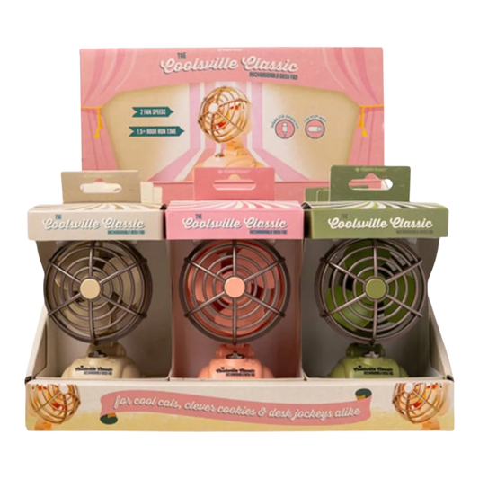 Coolsville Rechargeable Desk Fan