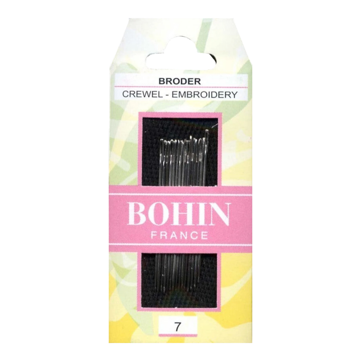 Bohin Embroidery/Crewel Needles Sizes 7