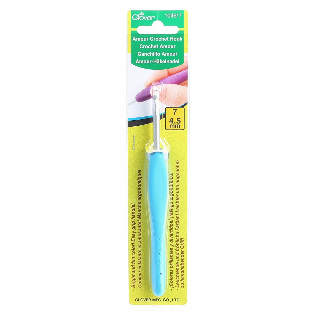 Clover Amour Crochet Hook Size 7 - 4.5 mm