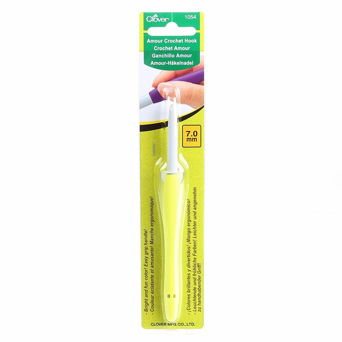 Clover Amour Crochet Hook 7 mm for crochet and yarn projects