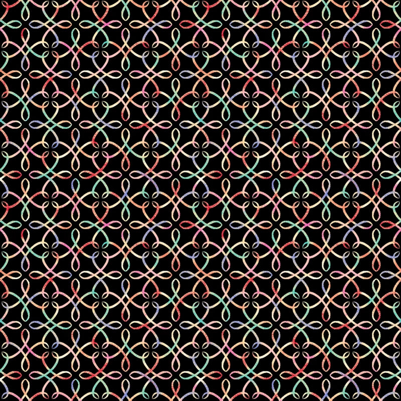 Summer Buzz - Black Foulard sewing and quilting product