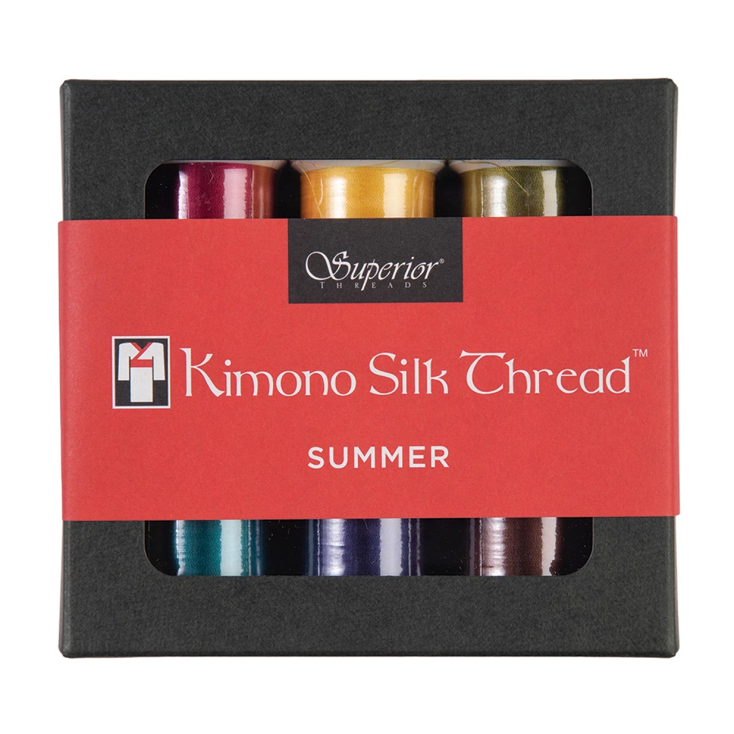 Superior Threads Kimono Silk Thread Set - Summer Collection (6 Spools, 100 wt)