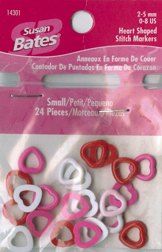 Susan Bates - Stitch Markers Medium - 18pc , sewing and fabric marking