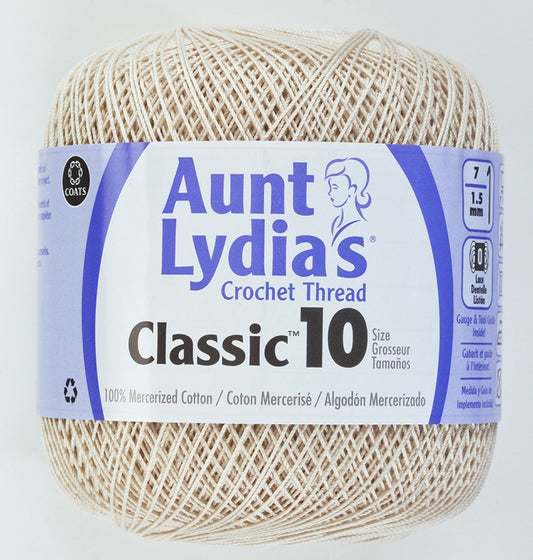 Aunt Lydias Crochet Thread , piecing and stitching