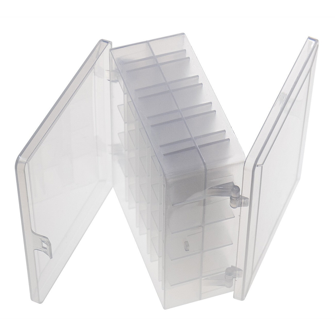 Double Sided Bobbin Box with 50 plastic bobbins machine threading and quilting