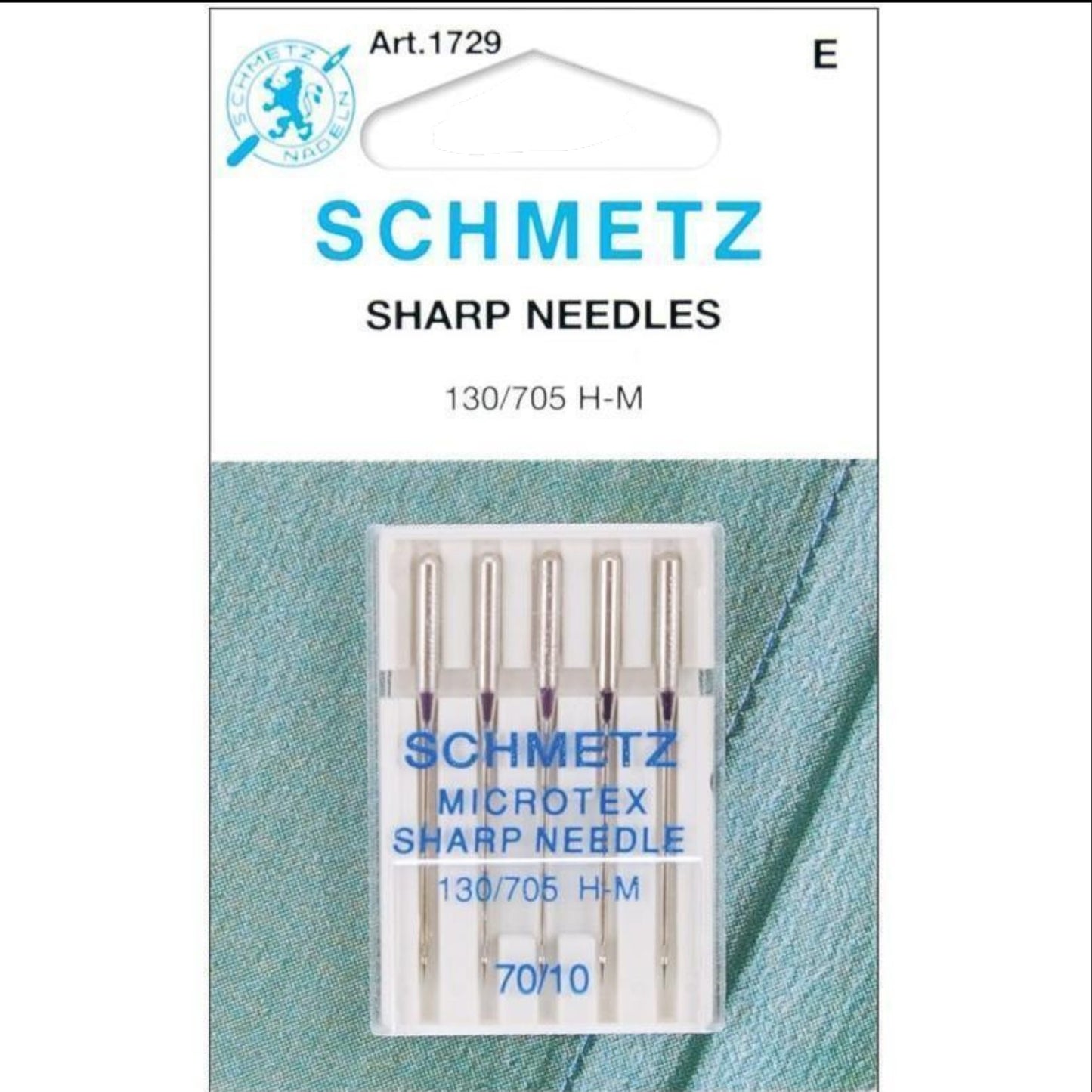 Schmetz Needles - Microtex (SHARP)70/10 - 5 pack , quilting and needlework