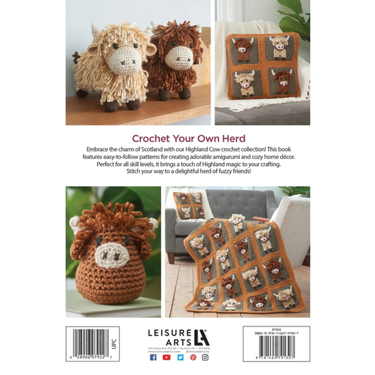 Highland Cows Crochet Book