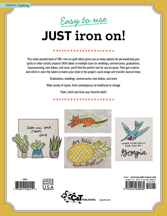More Best-Ever Iron-On Quilt Labels book – book preview 1