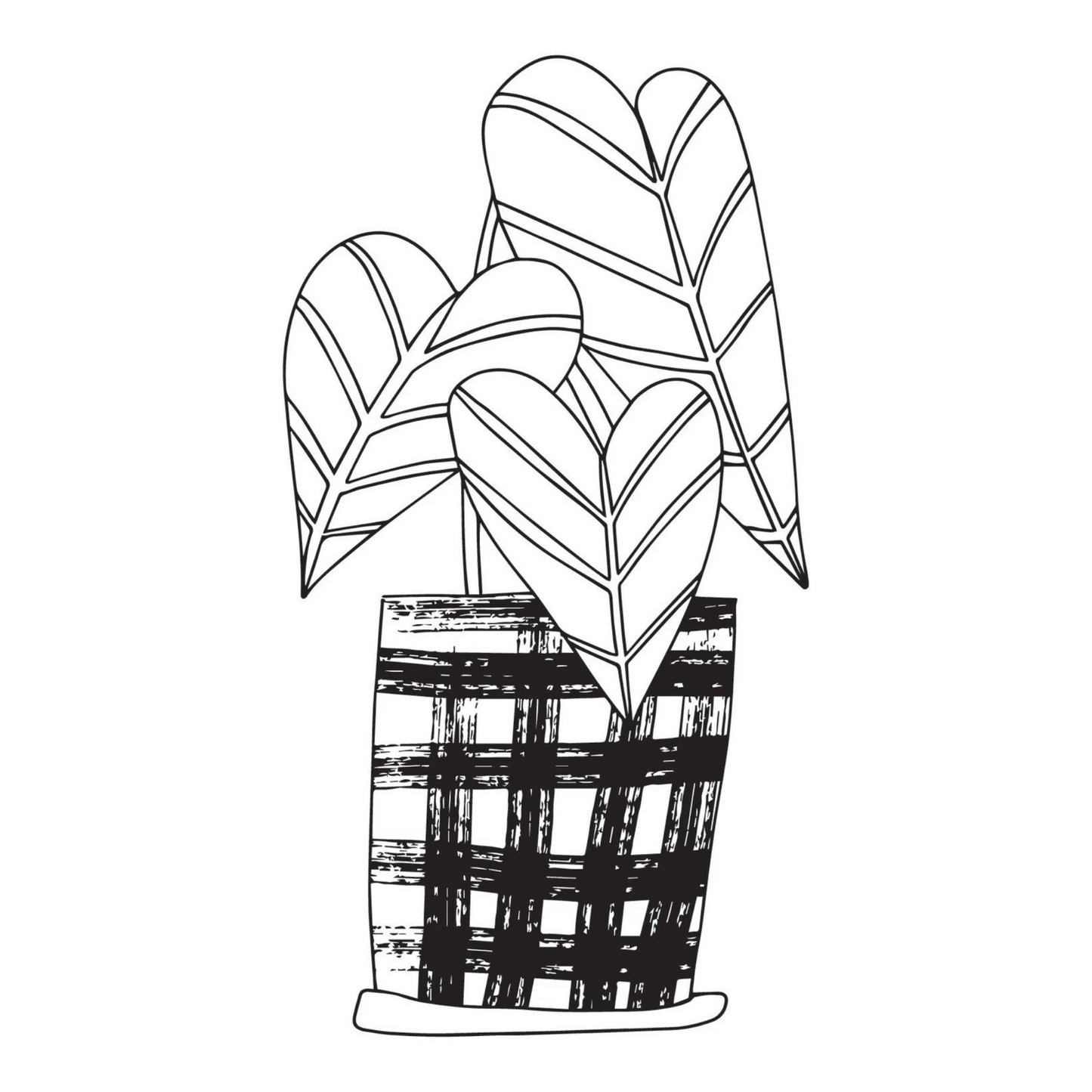 Iron on Urban Jungle Houseplants Succulents Cacti and More sewing and quilting product