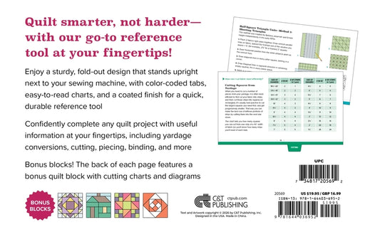 Quilter's Quick-Reference Guide sewing and quilting product