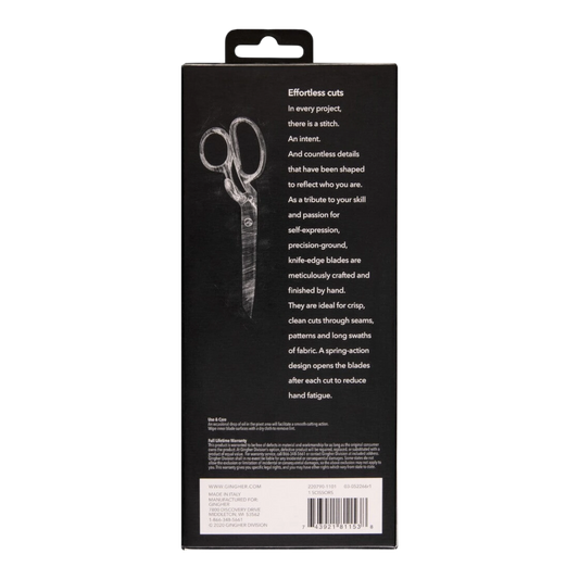 Gingher 203 mm Knife Edge Spring Action Dressmaker Shears , quilting and fabric cutting