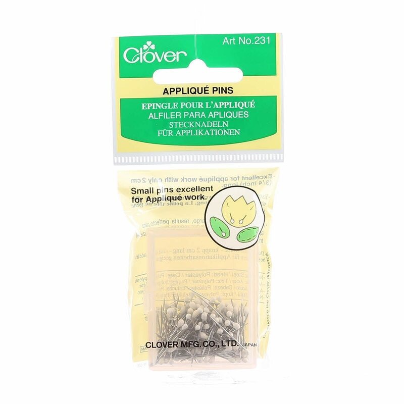 Clover Applique Pins Size 324 mm 150 count , quilting and needlework