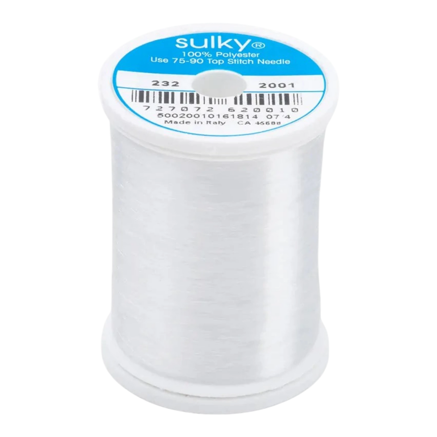 Sulky Invisible Polyester Thread .004 mm 2200yds Clear , piecing and stitching