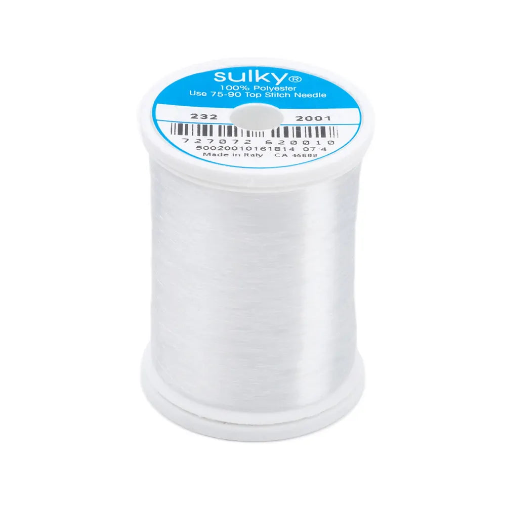 Sulky Invisible Polyester Thread .004 mm 440yds Clear , piecing and stitching