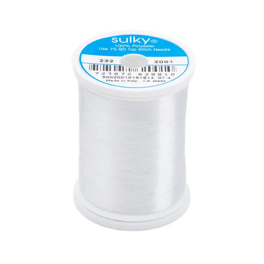 Sulky Invisible Polyester Thread .004 mm 440yds Clear , piecing and stitching