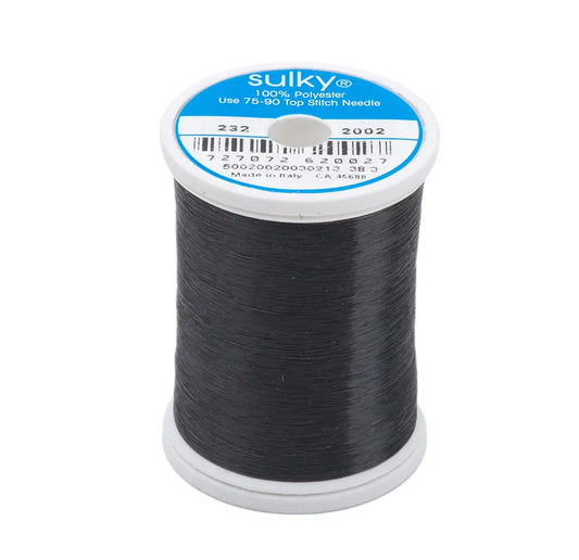 Sulky Invisible Polyester Thread .004 mm 440yds Smoke , piecing and stitching