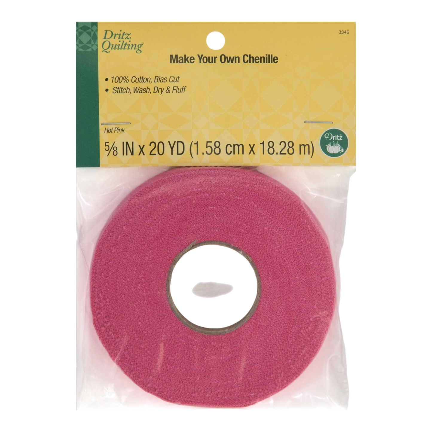 Dritz Quilting - Make-It Chenille - Hot Pink 20yds sewing and quilting product