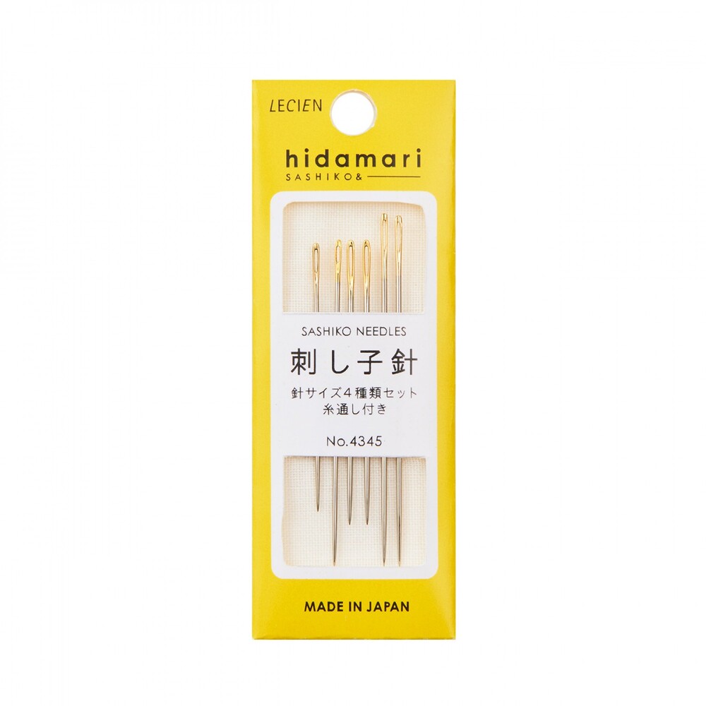 Cosmo Hidamari Sashiko Assorted Needle Set , piecing and stitching