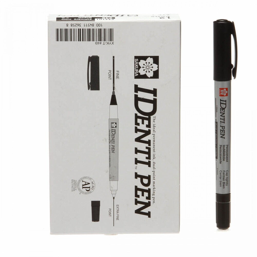 Identi Pen 2 Point Black , sewing and fabric marking