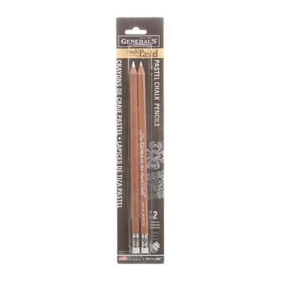 Chalk White Pencil Pastel - 2PK