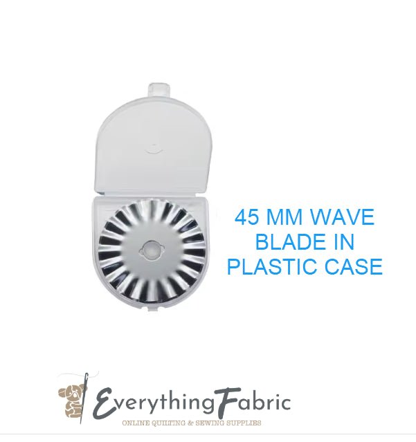 45mm Rotary Blade - Wave - Everything Fabric