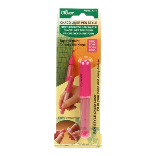 Clover Chaco Liner Pen Style , sewing and fabric marking