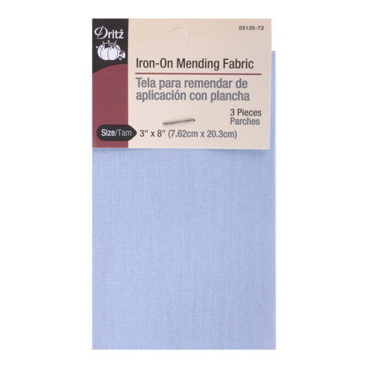 Dritz Iron-On Mending Fabric Light Colours