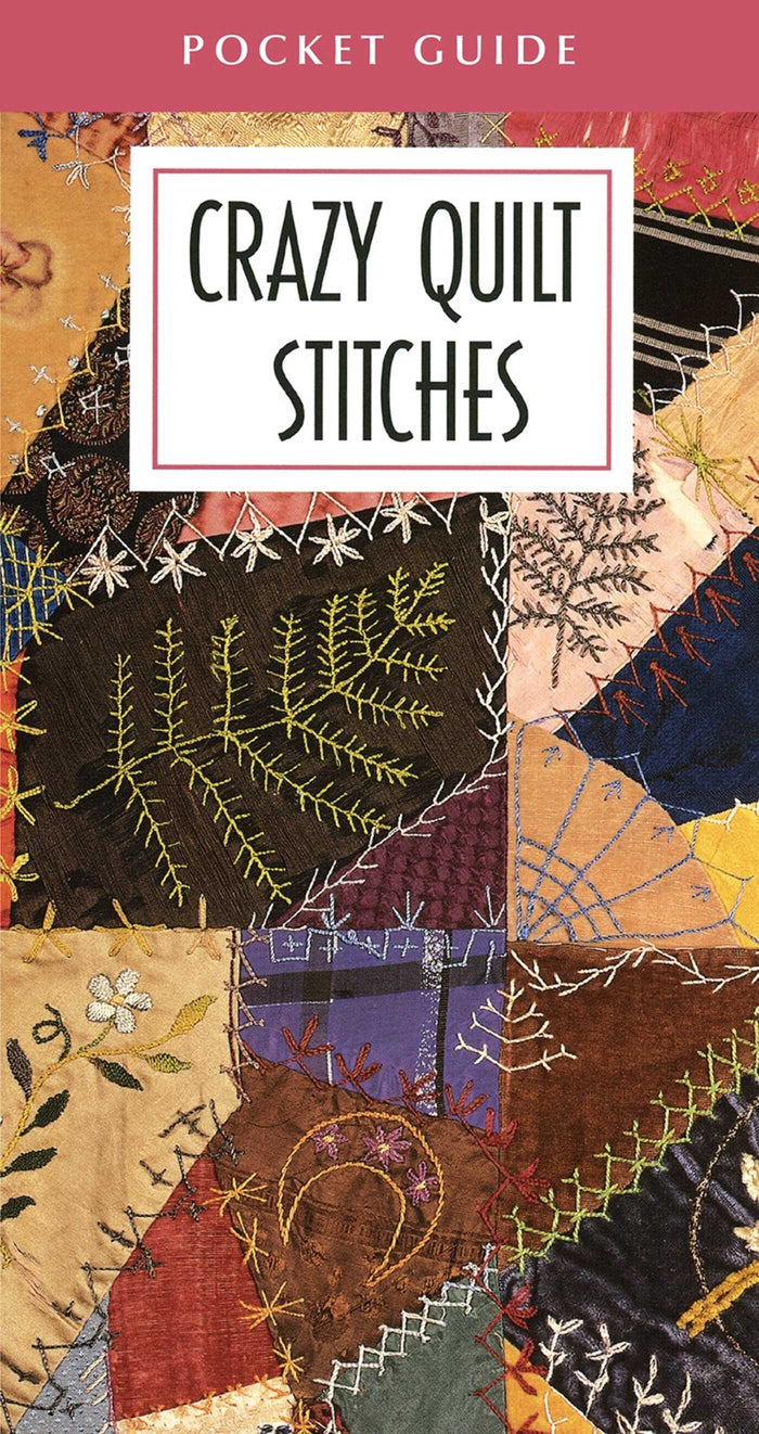 Leisure Arts Crazy Quilt Stitches Pocket Guide cover