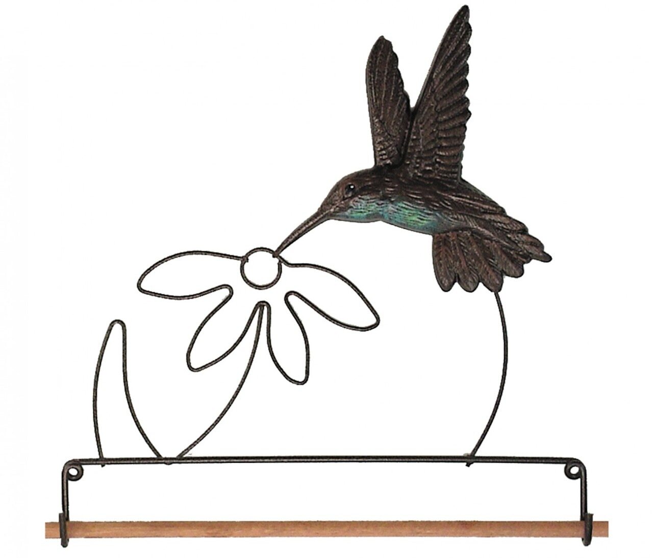 Quilt Hanger - 190 mm Tin Hummingbird Fabric Holder for quilt display and sewing room organisation