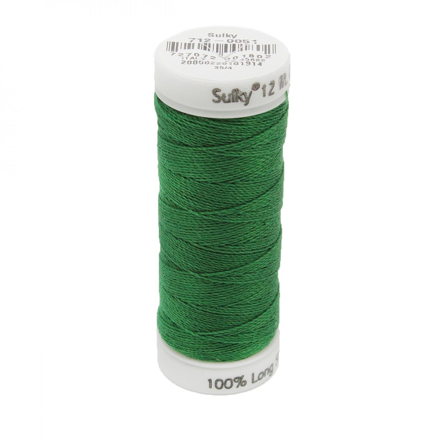 Sulky Thread Cotton Petites - 12wt - Jolly Green for patchwork, quilting and sewing