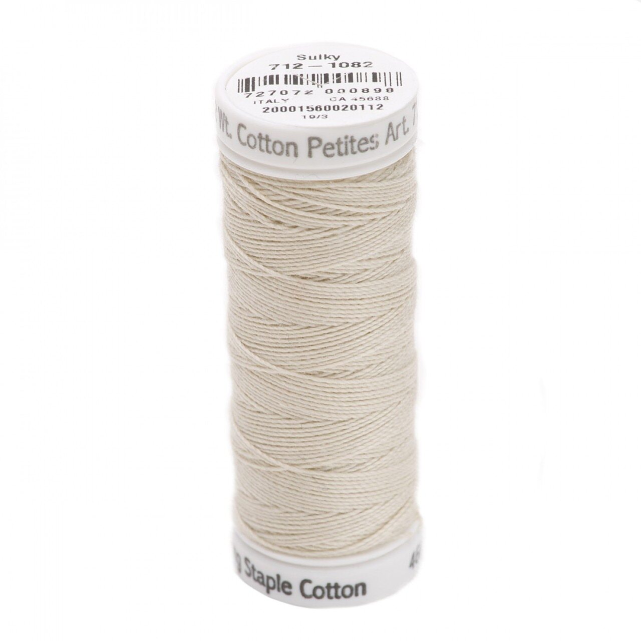 Sulky Thread Cotton Petites - 12wt - Ecru for patchwork, quilting and sewing
