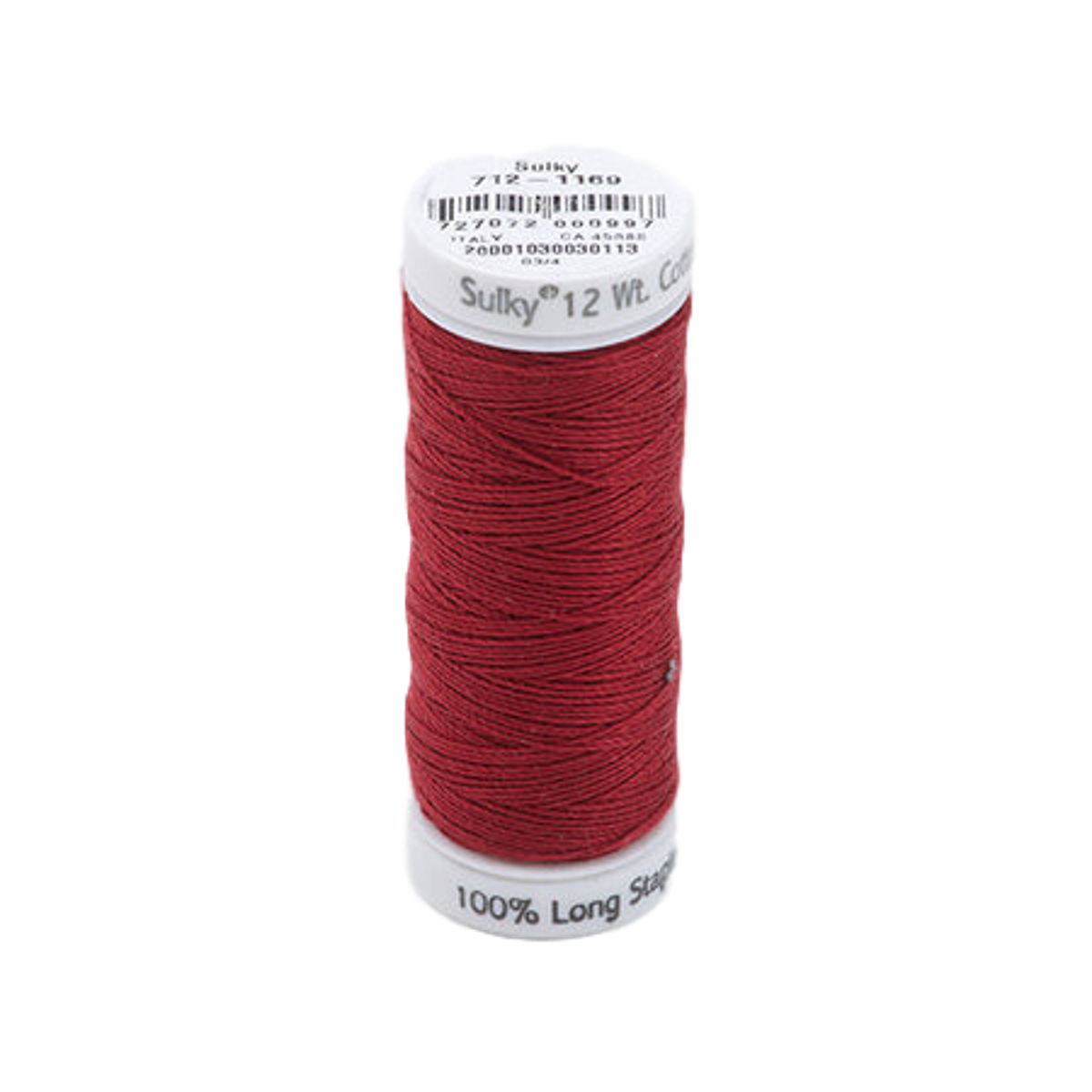 Sulky Thread Cotton Petites - 12wt - Bayberry Red for patchwork, quilting and sewing