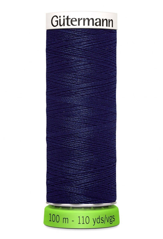 Gutermann Polyester Thread Recycled BLACK - 110yd , piecing and stitching