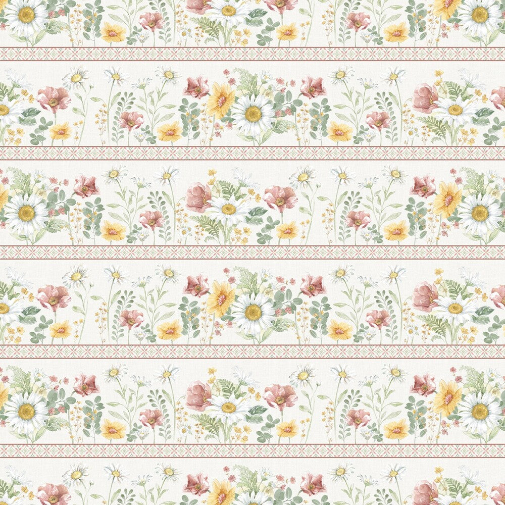 Daisy Days - Multi Repeating Stripe sewing and quilting product