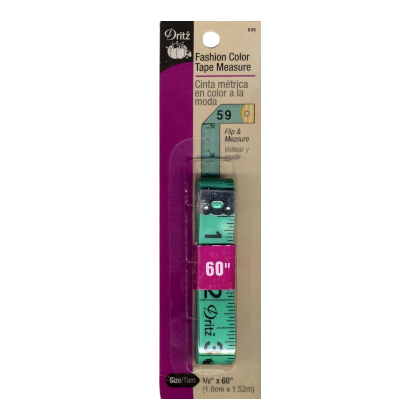 Tape Measure SuperGlo Carded sewing and quilting product