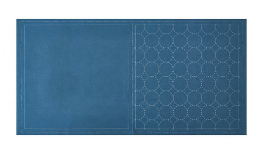COSMO Sashiko Cotton & Linen Precut Fabric - Circle