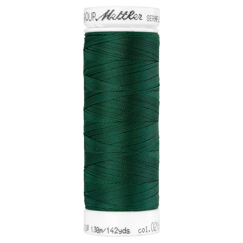 Seraflex Elastic Thread - 0216 Dark green for garments, sewing and bag making projects