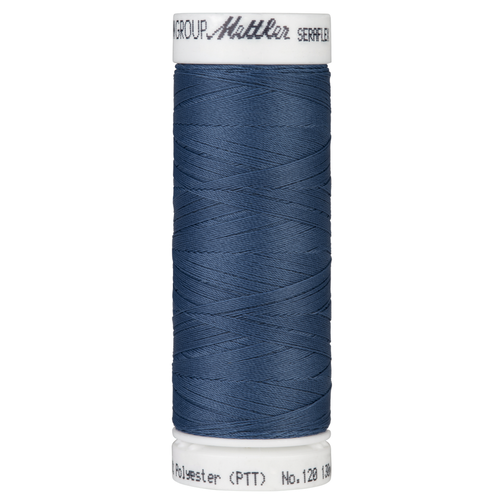 Seraflex Elastic Thread - 0698 Blue Agate for garments, sewing and bag making projects