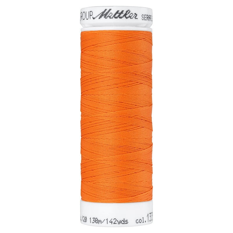 Seraflex Elastic Thread - 1335 Tangerine for garments, sewing and bag making projects