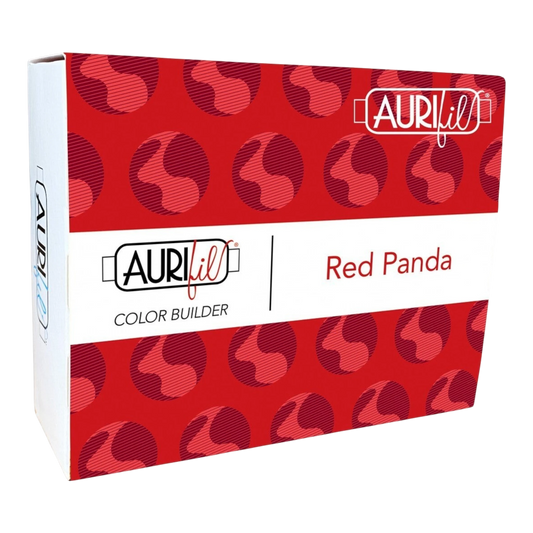 Aurifil 3pc Set Red Panda 40wt , piecing and stitching