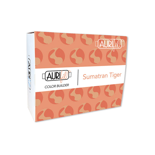 Aurifil 3pc Set Sumatran Tiger 40wt , piecing and stitching