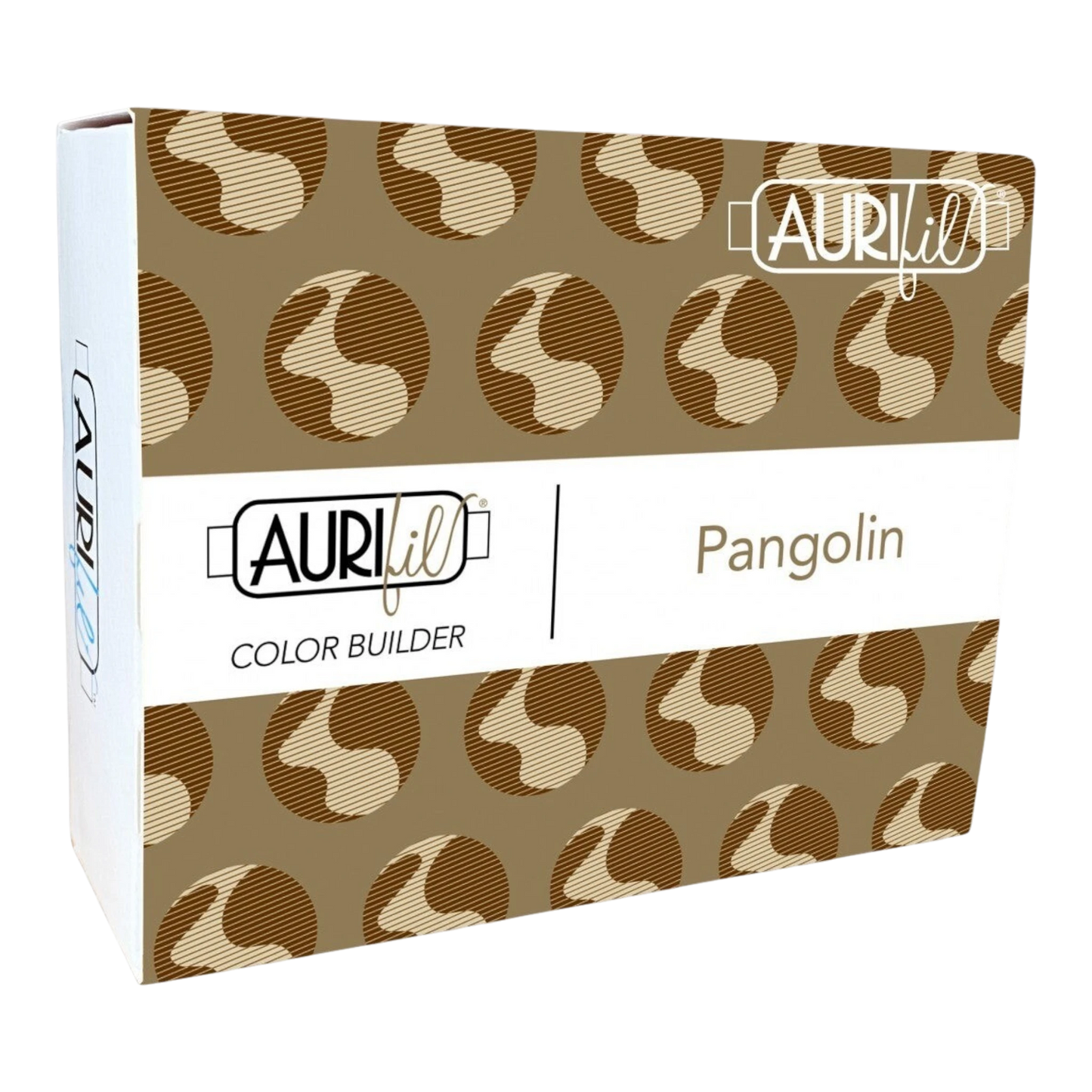 Aurifil 3pc Set Pangolin Brown 40wt , piecing and stitching