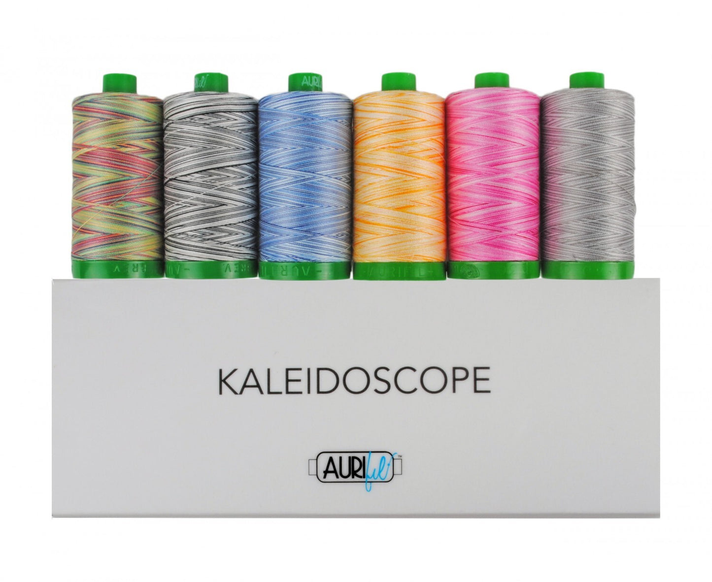 Aurifil Kaleidoscope Thread Collection 6 Large Spools , piecing and stitching