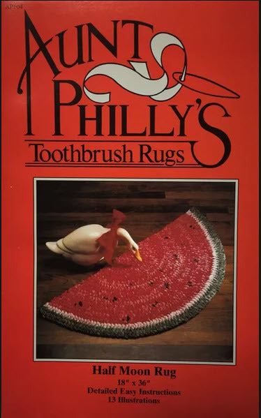 Aunt Philly's Half Moon Rug Pattern , quilting and craft projects