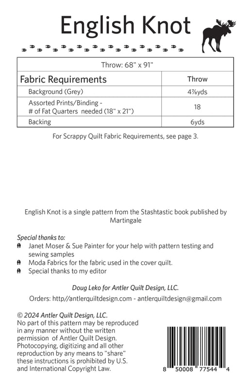 English Knot Quilt Pattern by Doug Leko , quilting and craft projects