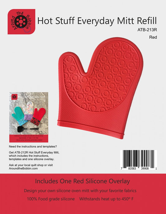 Hot Stuff Silicone Oven Glove Overlay Refill quilting gloves for improved grip and control while quilting