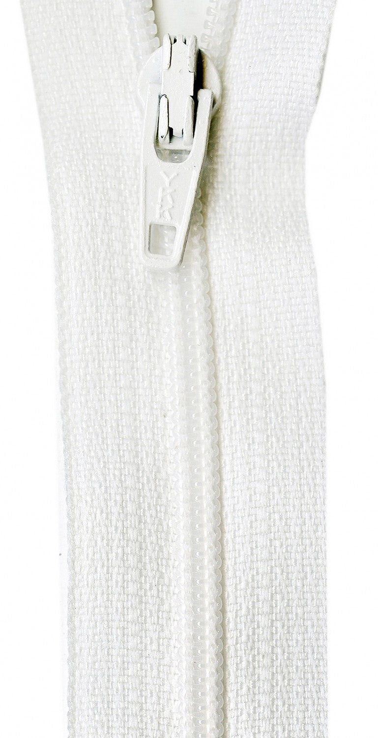 YKK Zippers 559 mm - Marshmallow for bag making and sewing projects