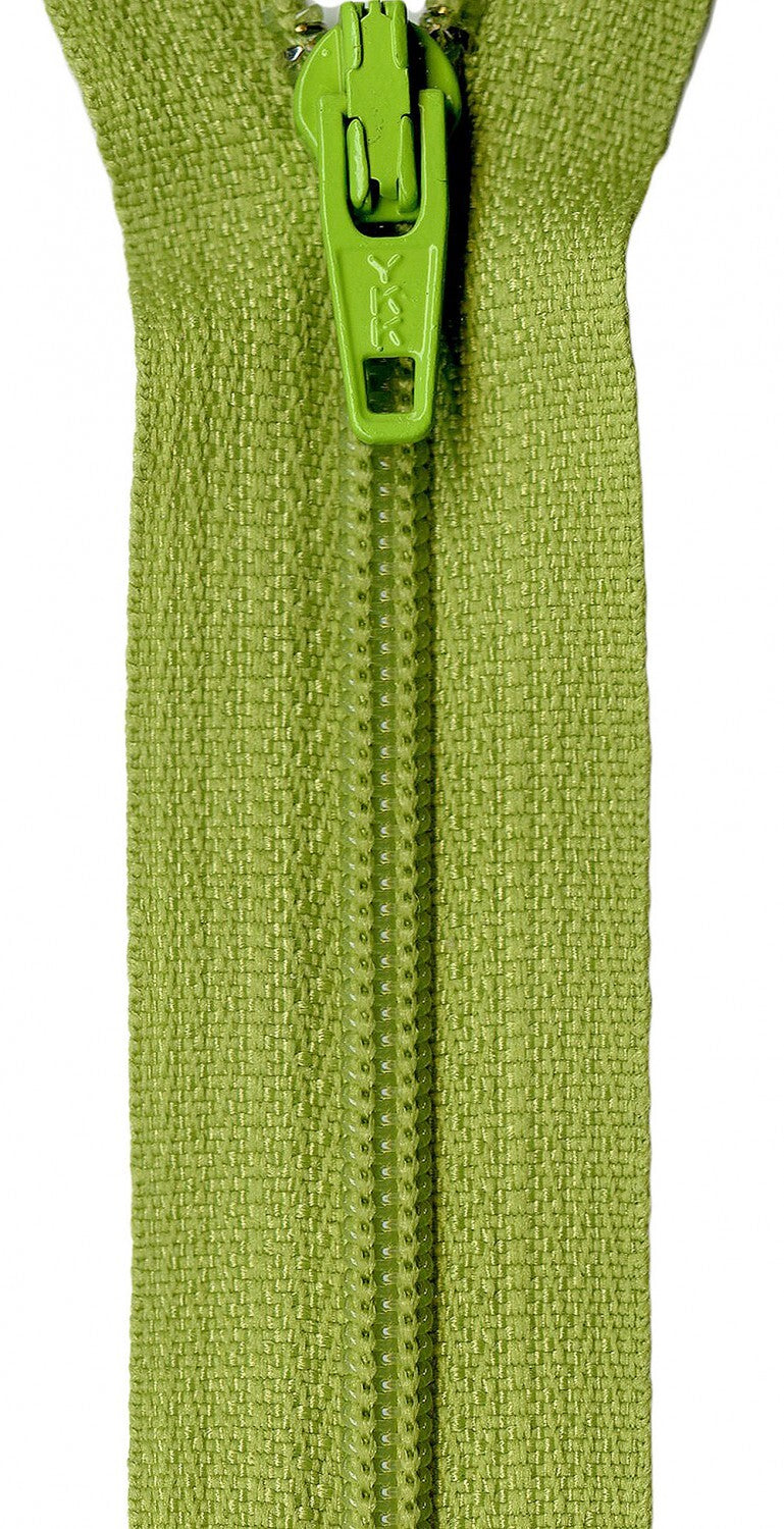 YKK Zippers 559 mm - Kiwi for bag making and sewing projects