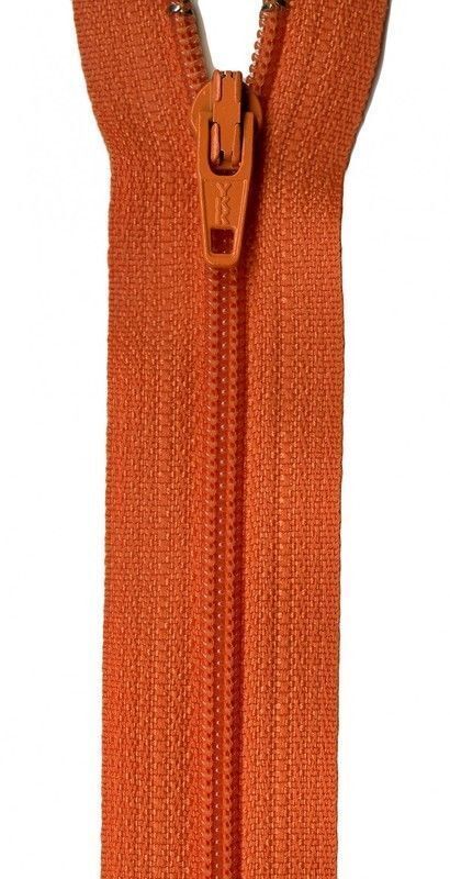 Zipper - 14 YKK - Orange Peel for bag making and sewing projects