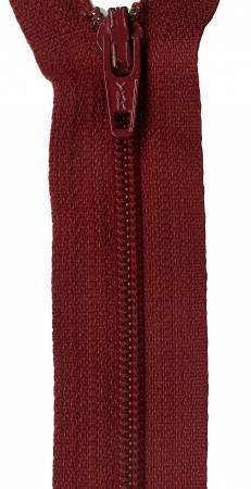 Zipper - 14 YKK - Shannonberry for bag making and sewing projects
